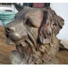 Bronze \"Tête de Saint-Bernard\"