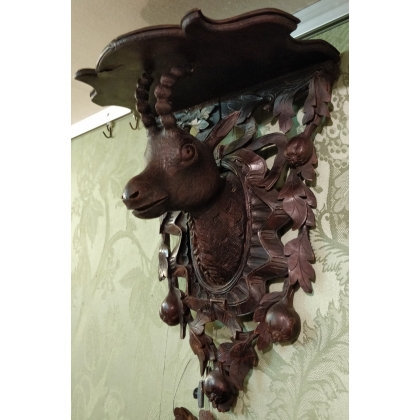 Carved Brienz console table, ‘Chamois’