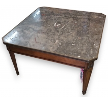 Table basse "Saint-Euverte" dessus marbre