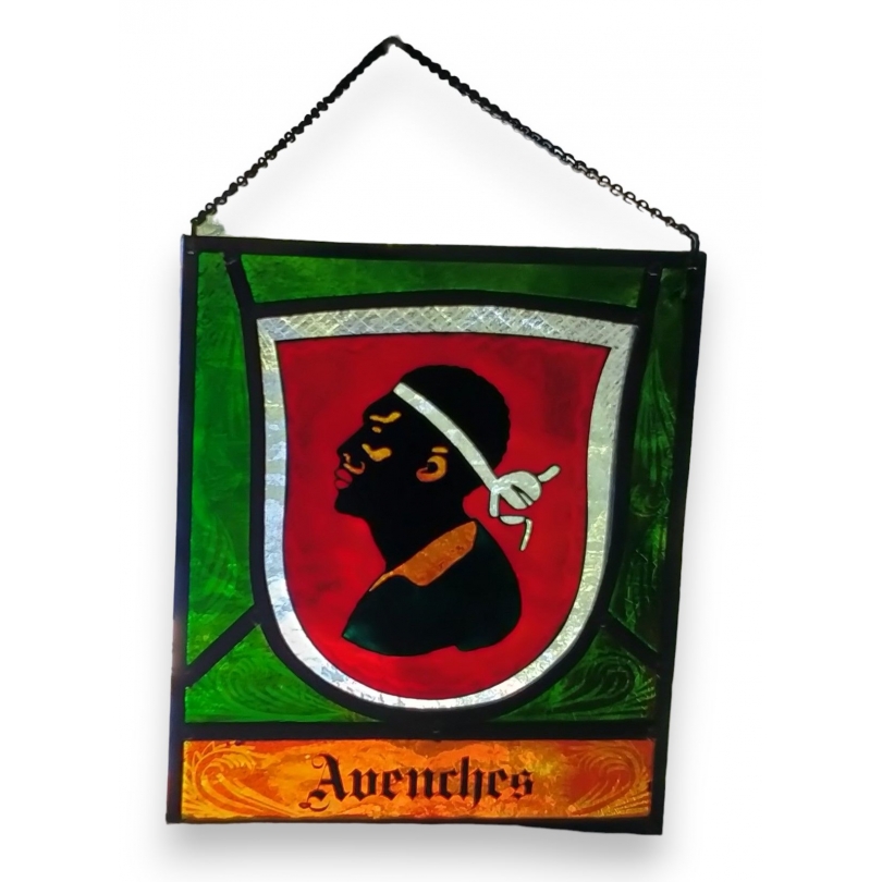 Vitrail écusson "Avenches"