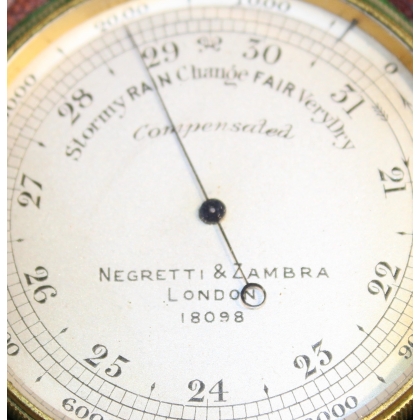 Baromètre-Thermomètre par Negretti & Zambra