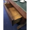 Converted spruce desk. Green leather top. At  Moinat SA  - Antiques and home décor