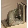 Paire de serre-livres \"Poissons\", Poterie du Léman
