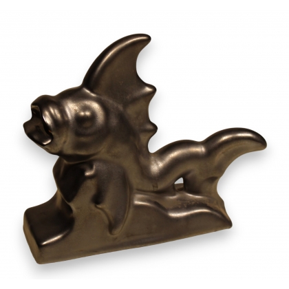 Poisson anthracite Poterie du Léman