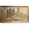 Pastel "Notre-Dame de Poitiers" signé E. FOREL