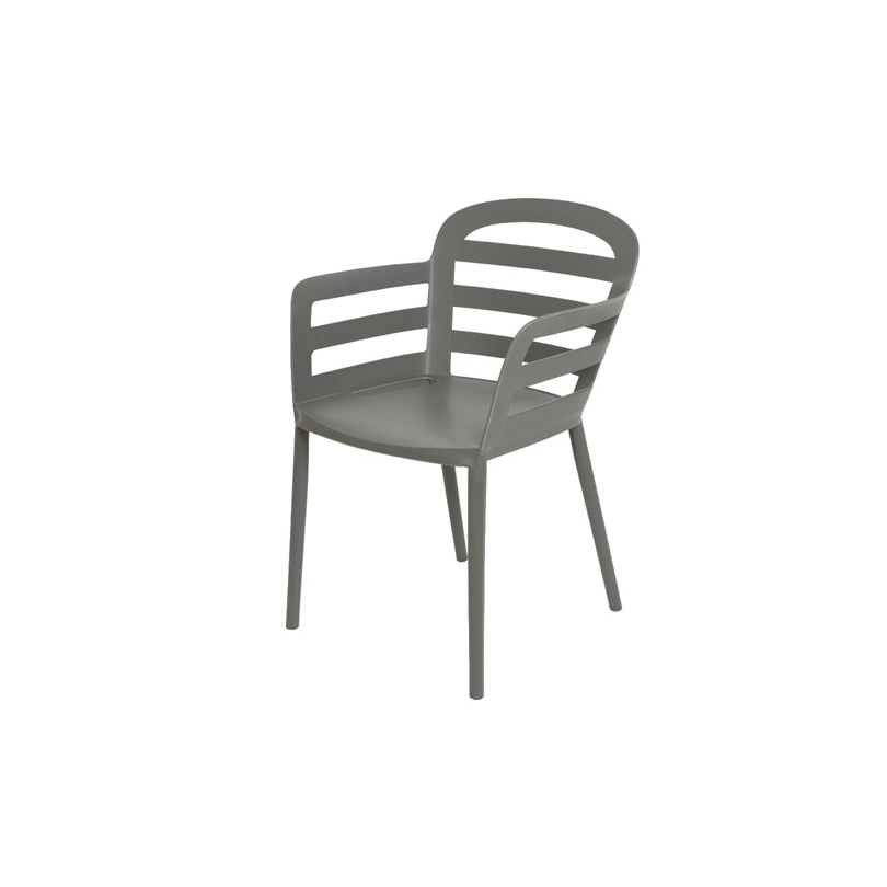 Fauteuil de jardin empilable Boston anthracite