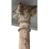  Paire de colonnes en fonte peinte blanche sur  Moinat SA  - Antiquités décoration