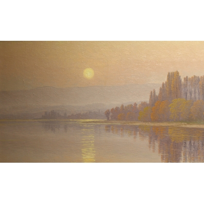 Tableau \"Saint-Prex\" signé Ais VAUTIER