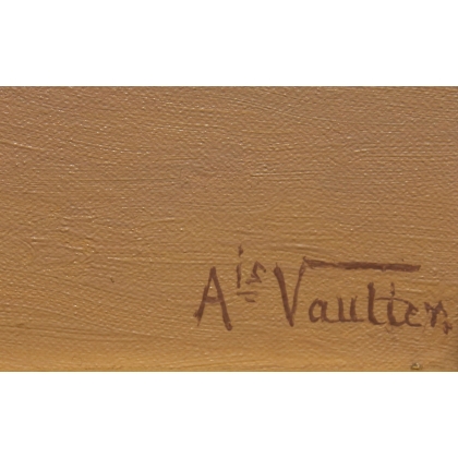 Tableau \"Saint-Prex\" signé Ais VAUTIER