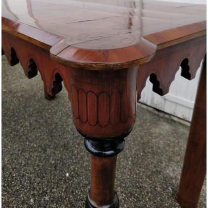 Lombard console table in walnut