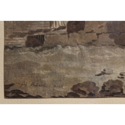 Stich „Ansicht von Rom“.  bei Moinat SA  – Antiquitäten und Dekoration –  Stiche, Lithografien