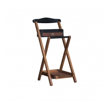 Serviteur muet pliable en bois avec un tiroir