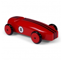 Modèle de voiture en bois, Rouge
