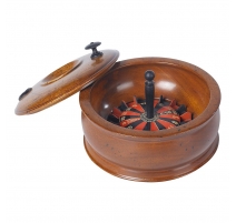 Roulette de voyage en bois