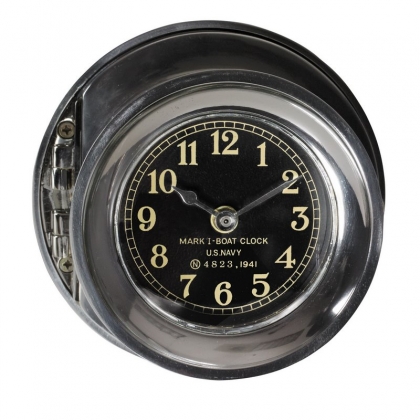 "Navy" wall clock