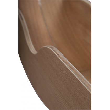 Miroir rond avec étagère