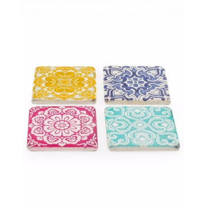 Set of 4 Catelle ceramic coasters