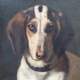 Tableau "Basset" signé G. MOHLER 1881