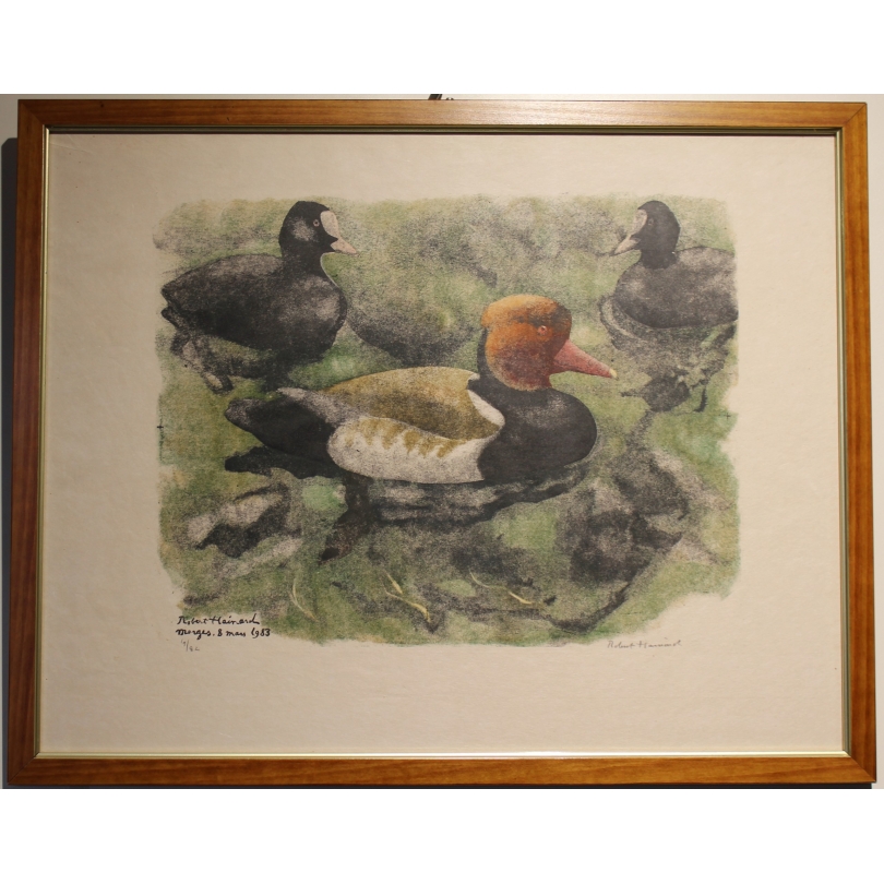 Gravure "Nette rousse" signé Robert HAINARD