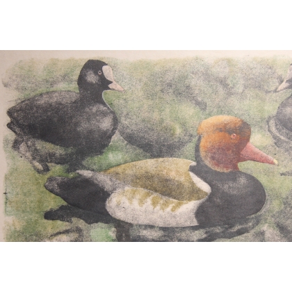 Gravure "Nette rousse" signé Robert HAINARD