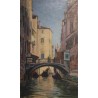 Tableau \"Venise\" signé POTTER
