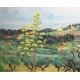 Tableau "Cassis" signé V. METEIN-GILLIARD