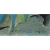 Tableau \"Cassis\" signé V. METEIN-GILLIARD