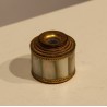 Mother-of-pearl and gold-plated brass pendant