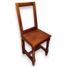 Chaise Lorraine, pieds tournés