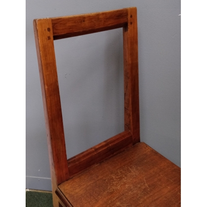 Chaise Lorraine, pieds tournés