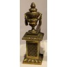 Paire de chenets "Aux cassolettes" en bronze