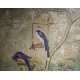 Panneau peint "Oiseaux"