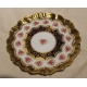 Support à assiettes en laiton avec 3 assiettes