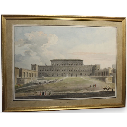 Aquarelle "Palais Pitti"