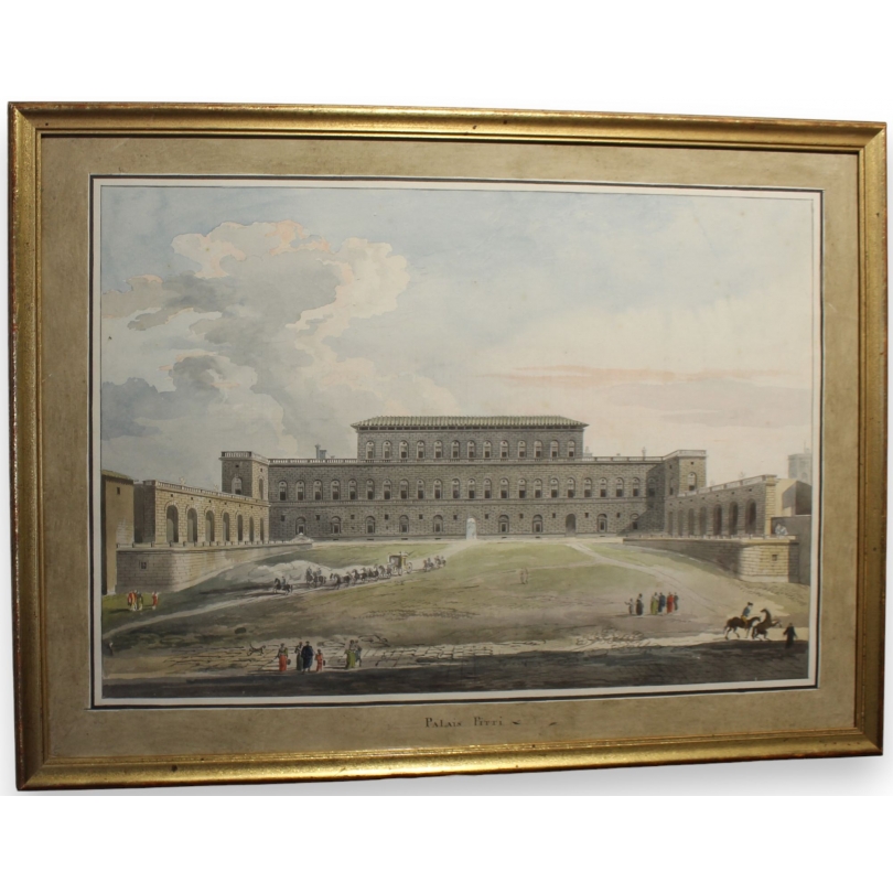 Aquarelle "Palais Pitti"