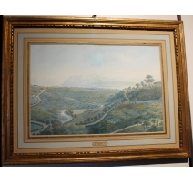 Aquarelle "Aubonne" par WEIBEL