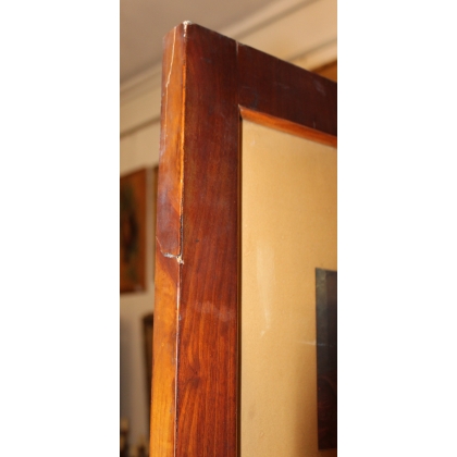 Paravent en bois Biedermeier à 5 volets