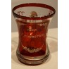 Two Bohemian glass cups