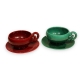 Paire de tasses en faïence de Vallauris