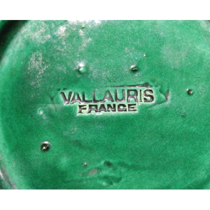 Paire de tasses en faïence de Vallauris