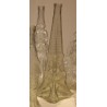 Set of 7 Italian glass bottles