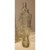 Set of 7 Italian glass bottles