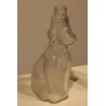 A pair of glass bottles