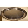 Lot de 3 plats en métal argenté