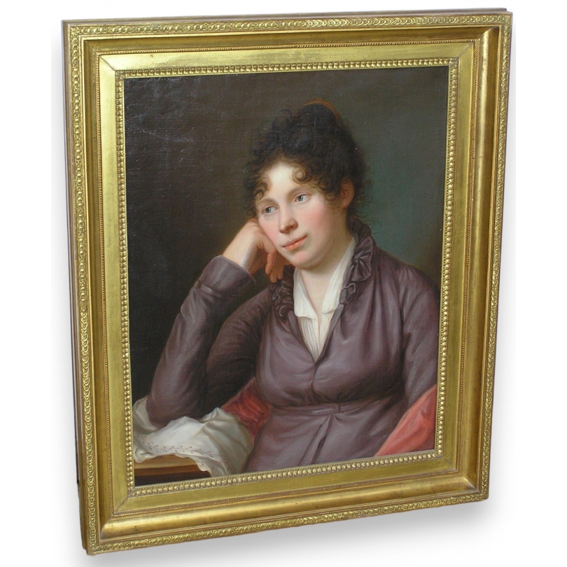 Tableau "Portrait d'une femme"