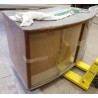 Meuble bombé à 30 tiroirs et devant vitrine