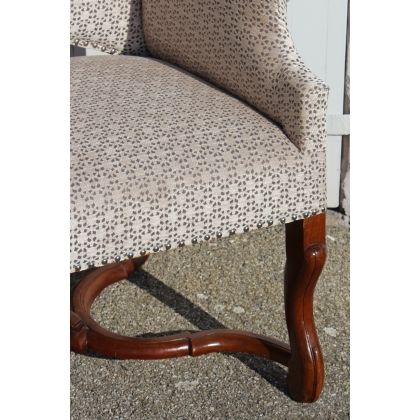 Suite de 2 bergères et 6 chaises Louis XIV
