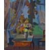 Paintings | Oil on canvas ‘Window’, signed ROBERT Moinat SA  – Antiques and home décor