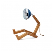 Lampe Mr. Wattson Bleu Cobra