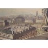 Tableau \"Vue de Notre Dame\" signé E. FREI 1944